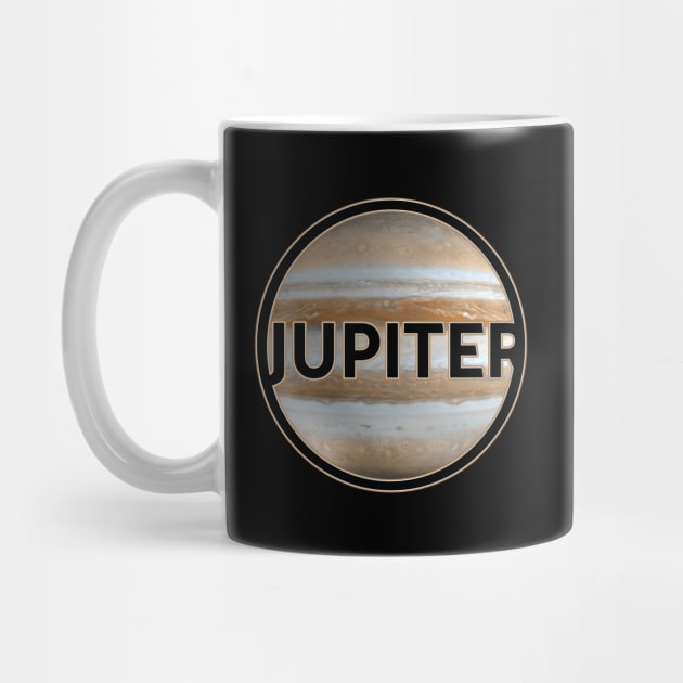 Planet Jupiter with lettering gift space idea by sweetczak